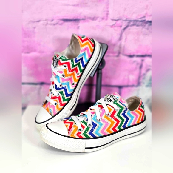 Converse Shoes - Unisex Converse All Star Multi-Colored Zig Zag Low Tops